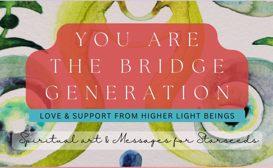 As a bridge being, you may feel a great sense of loss or disconnection. Being neither here, nor there. Like what you are doing is not enough to help. Know that simply by going through this process you are helping to dismantle the old ways of being that are no longer serving the greater good. https://lightcodeARTS.com/blog